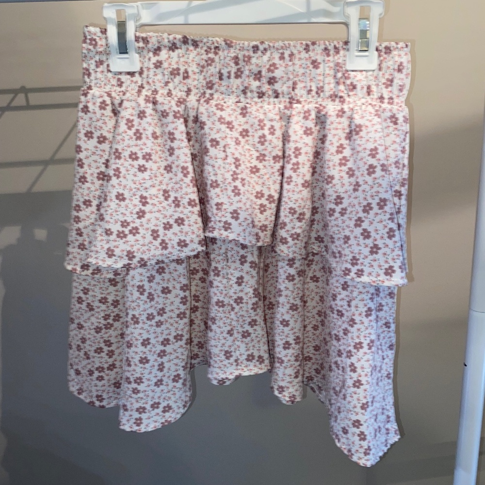 Altar'd State, Pink Floral Skirt